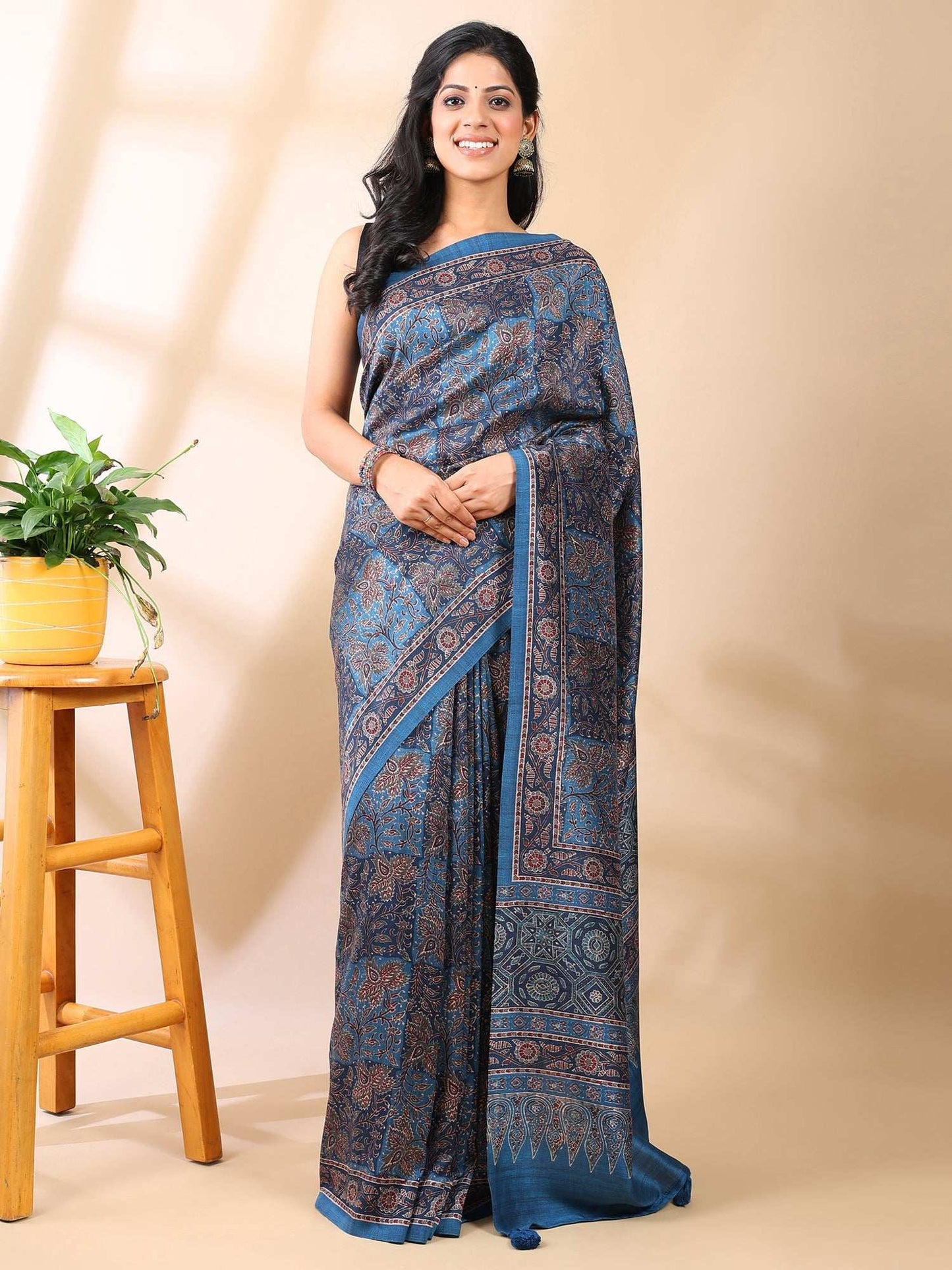 Mirage - Ajrak Elegance Saree