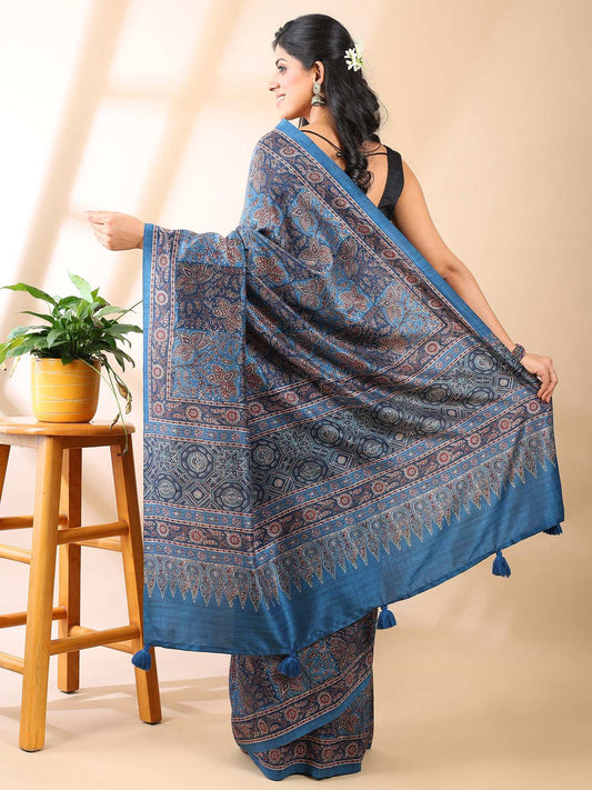 Mirage - Ajrak Elegance Saree