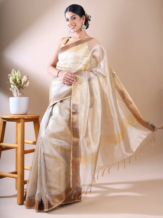 Shwet Kanaka Tissue Saree