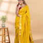 Sunflower Yellow Assam Silk Saree