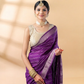 Purple Assam Silk Saree