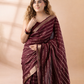 Wine Assam Silk Saree