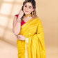 Sunflower Yellow Assam Silk Saree