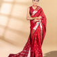 Maroon Chanderi Silk Banarasi Saree