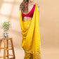 Sunflower Yellow Assam Silk Saree