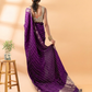 Purple Assam Silk Saree