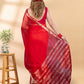 Red Banarasi Organza Saree