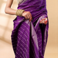 Purple Assam Silk Saree
