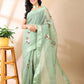 Aranya Applique - Chanderi Cotton Saree