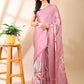 Blush Magnolia Satin Georgette Saree