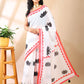 Summer Elegance - Linen Cotton Tapi Print Saree