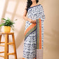 Tapi Penguin Stripe Saree