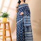 Indigo Charm Handblock Saree