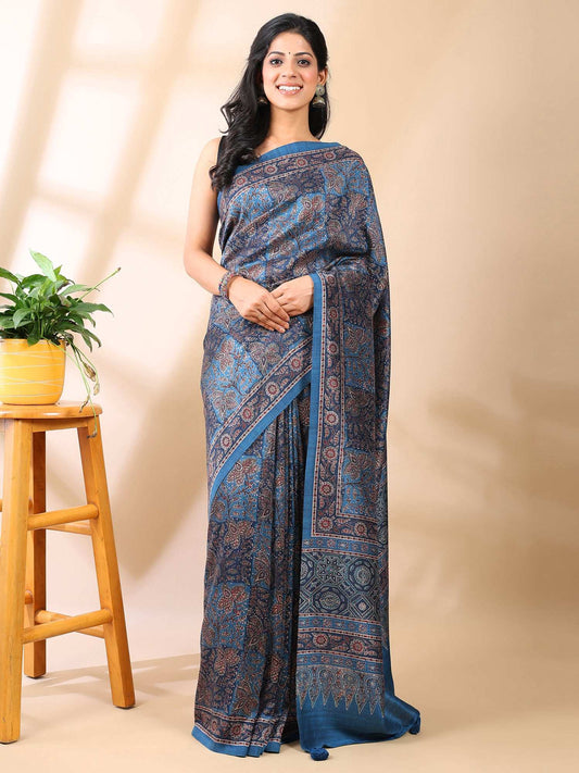 Mirage - Ajrak Elegance Saree