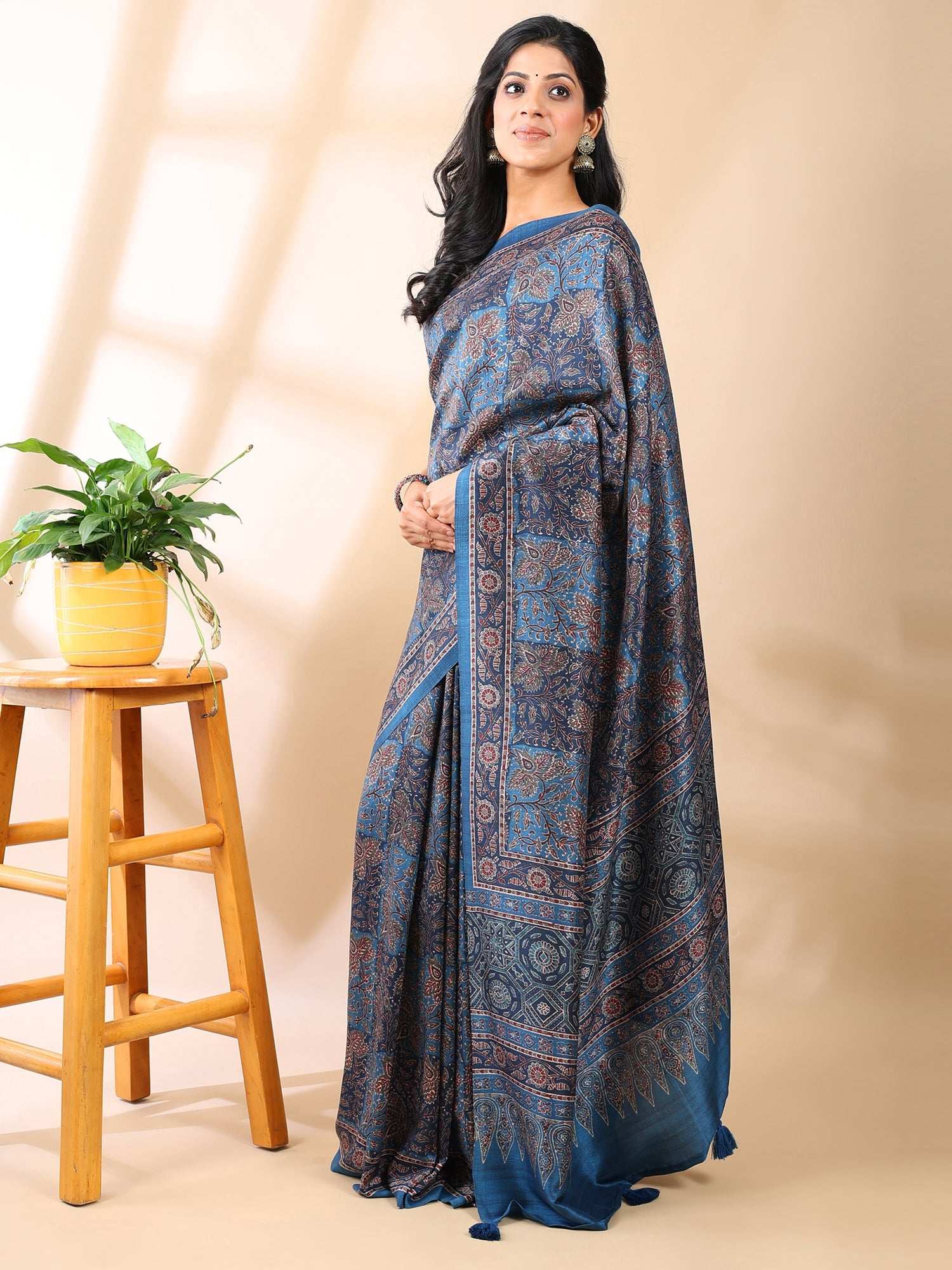 Mirage - Ajrak Elegance Saree
