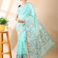 Neerja - Blue Jamdani Cotton Saree