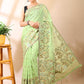 Green Jamdani Cotton Saree
