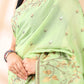 Green Jamdani Cotton Saree