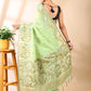 Green Jamdani Cotton Saree