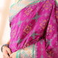Gul Patola - Semi Silk Saree in Royal Purple