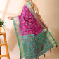 Gul Patola - Semi Silk Saree in Royal Purple