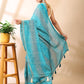 Ocean Dusk - Bandhani Georgette Silk Saree