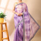 Gulbadan Lilac Organza Saree