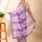 Gulbadan Lilac Organza Saree