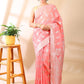 Gulzaar - Cotton Silk Saree in Rose Pink
