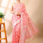 Gulzaar - Cotton Silk Saree in Rose Pink