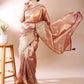 Noor-e-Gulab - Wine Toned Heritage Weave