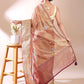 Noor-e-Gulab - Wine Toned Heritage Weave