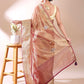 Noor-e-Gulab - Wine Toned Heritage Weave