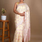 Noor - Cotton Silk Saree in Pastel Yellow
