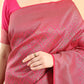 Magenta Banarasi Silk Zari Woven Saree