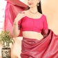 Magenta Banarasi Silk Zari Woven Saree