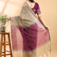 Olive Green Chanderi Cotton Zari Woven Saree