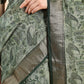Green Assam Silk Golden Woven Saree