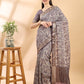 Purple Assam Silk Golden Woven Saree