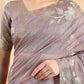 Mauve Banarasi Cotton Golden Zari Saree