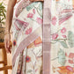Ivory Semi Tussar Kalamkari Saree