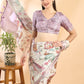 Ivory Semi Tussar Kalamkari Saree