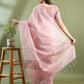 Pink Chanderi Silk Zari Checked Saree