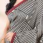Multi-Color Geometric Print Silk Saree