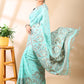 Blue Jamdani Cotton Saree