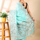 Blue Jamdani Cotton Saree