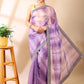 Lilac Organza Saree