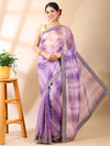 Lilac Organza Saree