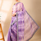 Lilac Organza Saree
