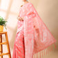 Pink Cotton Silk Saree